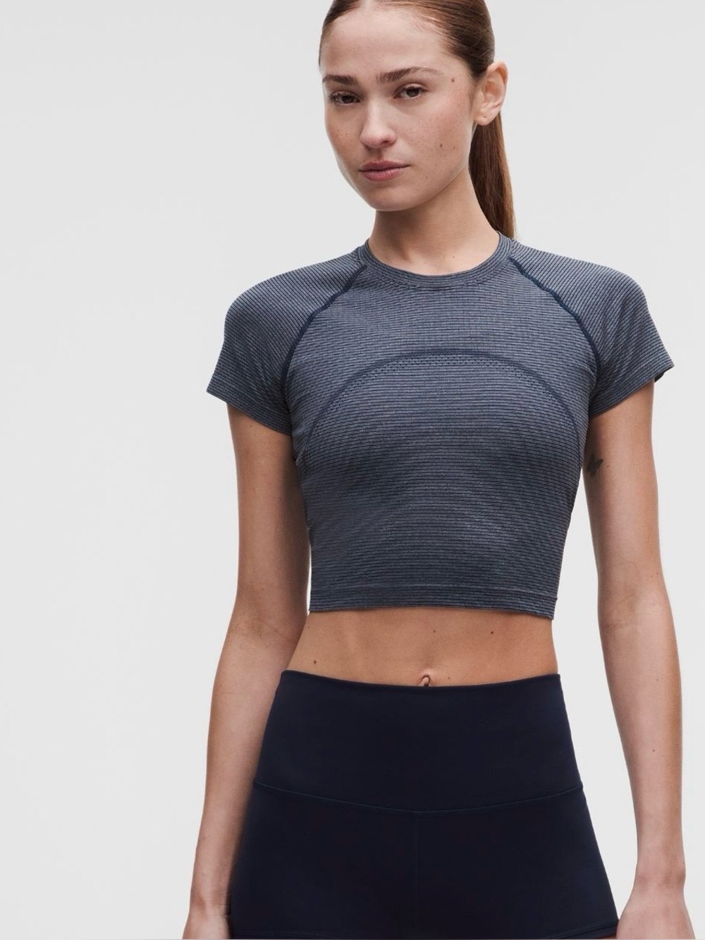 NWT Lululemon Swiftly Tech Cropped Shirt